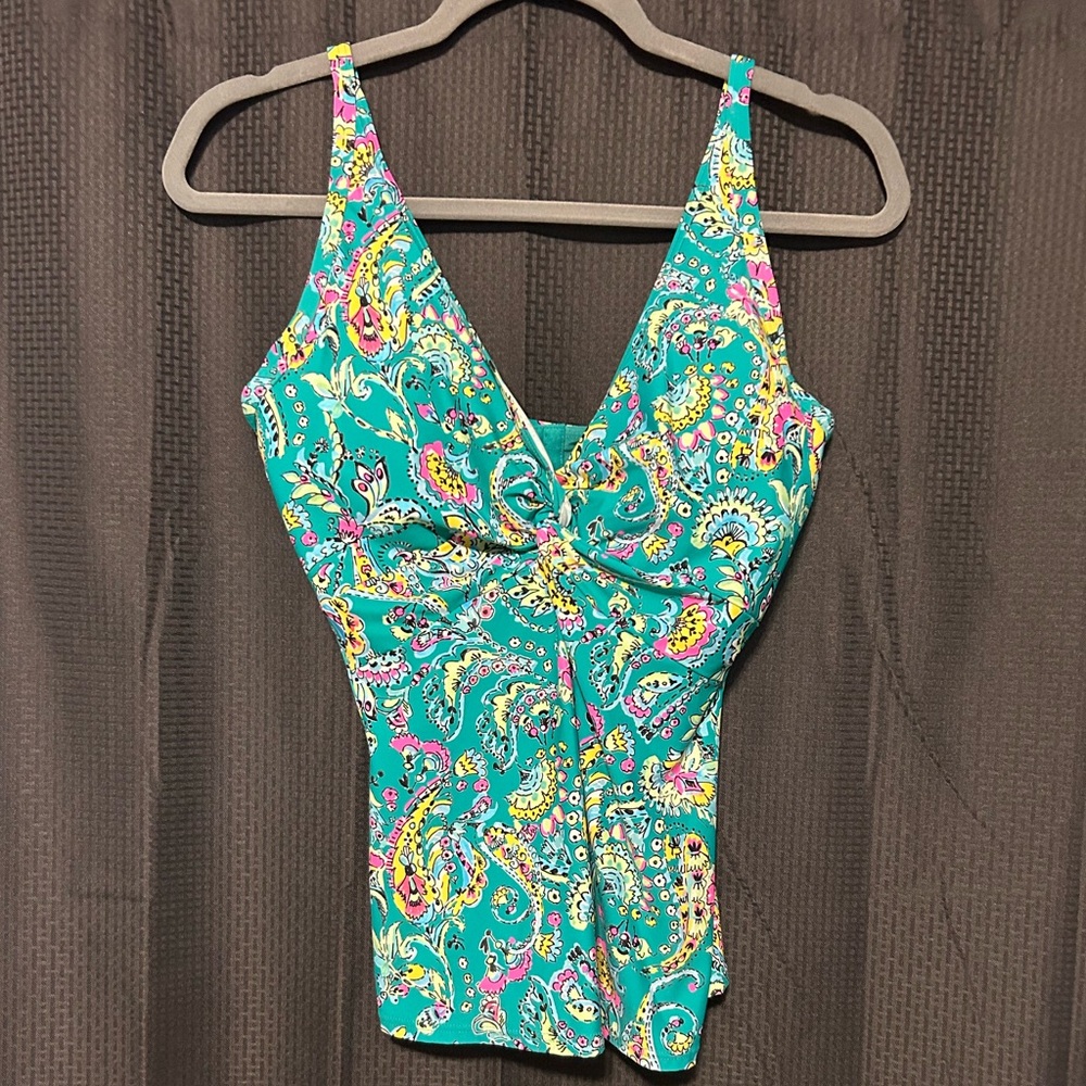 Sunsets Separates Women’s Forever Tankini Top in Paisley Print Sz 34D